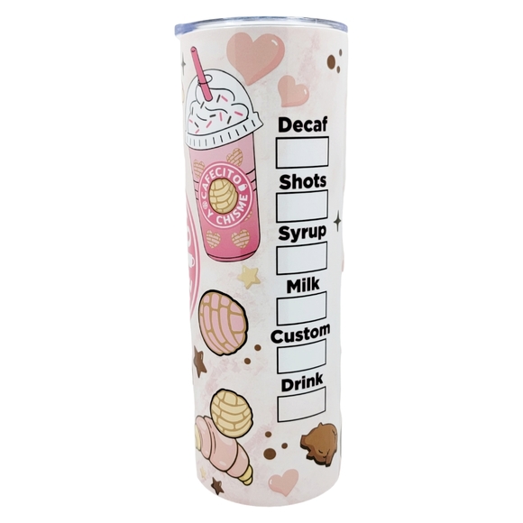 20oz Insulated Tumbler, Cafecito y Chisme, Spanish, Cute - Picture 8 of 8